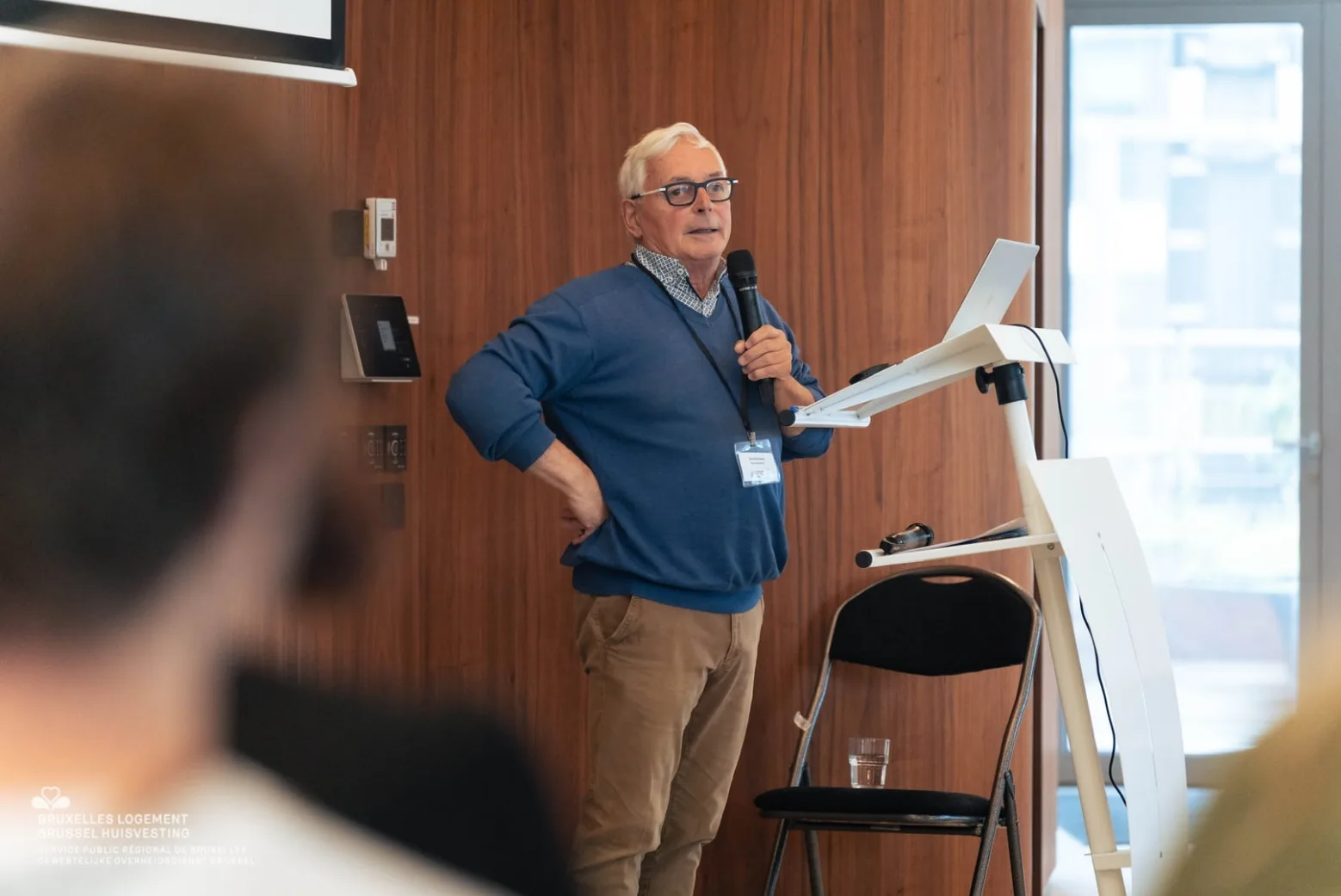Denis Grimberghs lors du Forum Logement et Inclusion